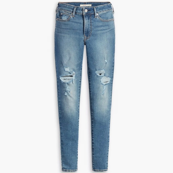 Levi’s the Original women’s straight leg skinny jeans size 8 mid high rise NWOT - Picture 14 of 15